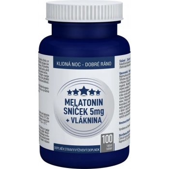 Pharma Activ Melatonin Sníček FORTE 5 mg + Vláknina 100 tablet