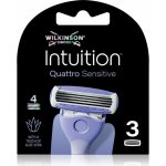 Wilkinson Sword Intuition Quattro Sensitive 3 ks – Zboží Mobilmania
