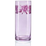 Bohemia Crystal Crystalex Váza Purple & Flower Ornament 260 mm, 1 ks – Hledejceny.cz