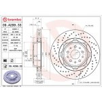 Brzdový kotouč BREMBO 09.A299.33