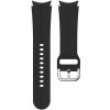 Mobilly řemínek pro Samsung Galaxy Watch 4, 5, 5 Pro, 20 mm, silikonový, černý 741 DSJ-05-00S