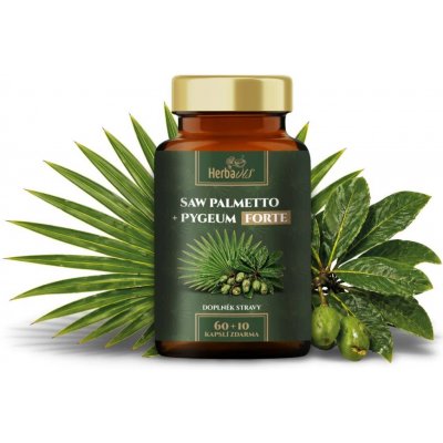 Herbavis Saw palmetto FORTE + Pygeum Prostata, 70 kapslí – Hledejceny.cz