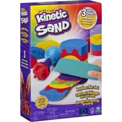 Spin Master Kinetic Sand kinetický písek duhová hrací sada 383 g – Hledejceny.cz