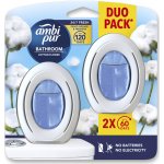 Ambi Pur gelový osvěžovač vzduchu do koupelny Cotton Flower 2 x 7,5 ml – Zboží Dáma