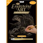 Royal & Langnickel Škrabací obr. stříbrný Vydry – Zboží Dáma