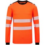 Portwest Tričko PW3 Modaflame Knit HVO FR R736 dlouhý rukáv Oranžová/černá M – Zboží Dáma
