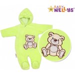 Baby Nellys Kombinézka/overálek Teddy Bear - zelená – Sleviste.cz