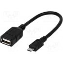 Logilink AA0035 USB Micro B-M/ USB A-female, OTG, 0,2m