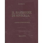 Gioachino Rossini Il barbiere di Siviglia Lazební sevillský tvrdá plátěná vazba noty na zpěv, klavír – Sleviste.cz