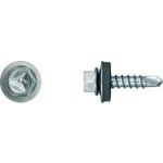 RAWLPLUG Šroub samovrtný nerez OCS do kovu, šestihranná hlava + nerez podložka 14 mm Varianta: 5,5 x 50 mm. – Hledejceny.cz