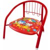 Dětský stoleček s židličkou Jenifer Child 01 Red židle s pískající podsedákem kovová červená