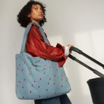 Studio Noos Taška Mom Bag Denim Hearts – Zboží Dáma