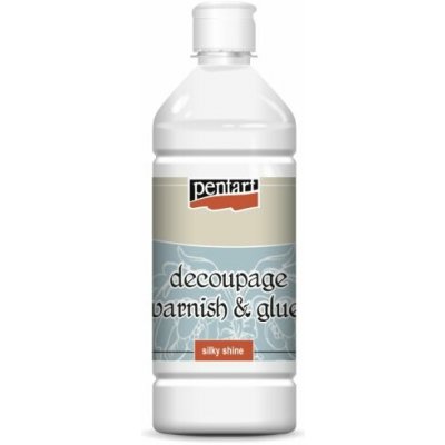 Pentart Lepidlo a lak na decoupage hedvábný lesk 1000 ml – Zboží Mobilmania