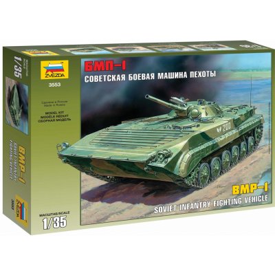 Zvezda Model Kit bojové vozidlo pěchoty BMP 1 BVP 1 3553 1:35 – Zboží Mobilmania