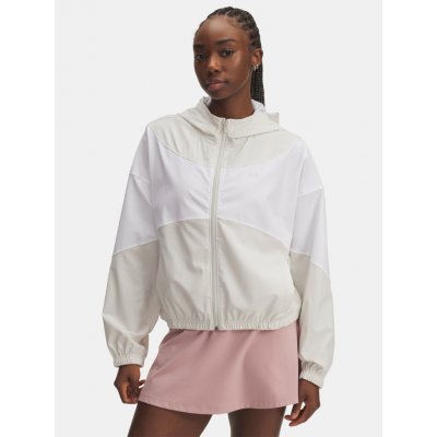 Under Armour UA Rival Woven Jkt HD bílá – Zboží Dáma