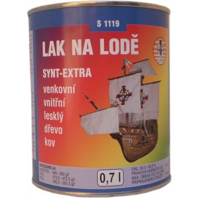 Teluria S 1119 lak na lodě 0,75 l lesklý – Zboží Mobilmania