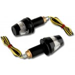 LED moto blinkry Conic Alu černé kouřové | Zboží Auto