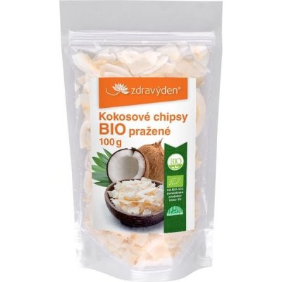 ZdravýDen Kokosové chipsy Bio 100 g – Zboží Mobilmania