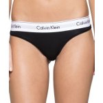 Calvin Klein Tanga Thong Modern cotton F3786E001 černá – Hledejceny.cz