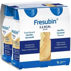 FRESUBIN 3,2 KCAL DRINK PŘÍCHUŤ VANILKA-KARAMEL POR SOL 4X125ML