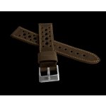 Lavvu Perforovaný tmavě hnědý prošitý Vintage z luxusní kůže Top Grain LSGUC22 – Hledejceny.cz