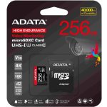 ADATA microSDXC 256 GB AUSDX256GUI3V30SHA2-RA1 – Zboží Živě