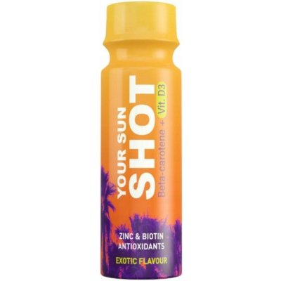 Your SUN SHOT Beta carotene + Vit. D3 Drink 80 ml EXOTIC – Hledejceny.cz