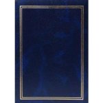 Jednobarevné fotoalbum, 13x18, zasunovací, B-57100S Vinyl 3 modré – Sleviste.cz
