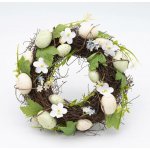 DECOLED Velikonoční věnec, 30 x 8 cm, hnědé proutí – Zboží Mobilmania