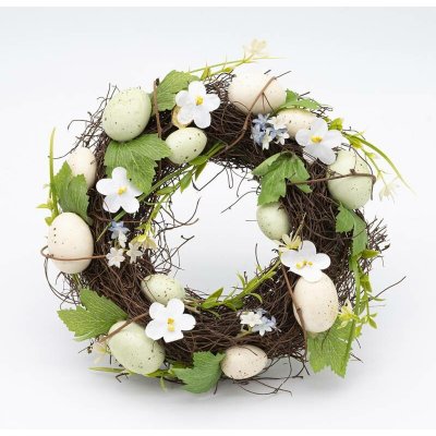 DECOLED Velikonoční věnec, 30 x 8 cm, hnědé proutí – Zboží Mobilmania