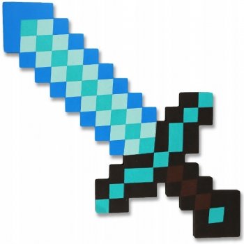 Pěnový meč Pegaz Minecraft 45 cm modrý