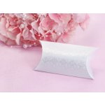 PartyDeco Krabička na svatební mandle bílá s ornamentem 10 ks - krabičky na dárečky pro hosty – Hledejceny.cz