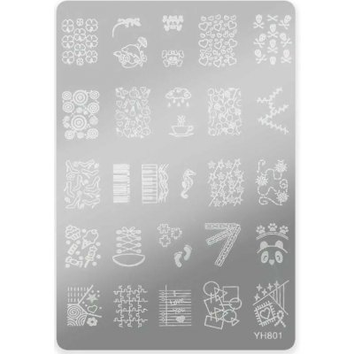 Starnails Razítkovací destička YH 801 – Zboží Dáma
