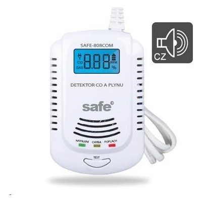 SAFE 808 COM Kombinovaný detektor CO a výbušných plynů SAFE808COM