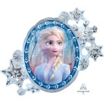 amscan Fóliový balónek SuperShape Frozen Ledové království 2 panenka Elsa modrá 76x66 cm – Zboží Dáma