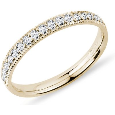 Klenota zlatý snubní prsten s diamanty a rytinou k0759013 – Hledejceny.cz