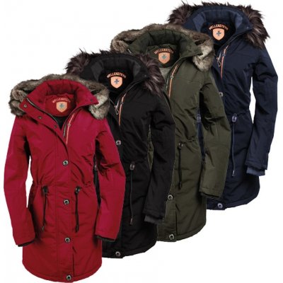 Wellensteyn Kabát Wolkenlos CloudAirTec dámské červená – Sleviste.cz