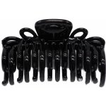 Skřipec na vlasy s dvojitými zuby, černá a hnědá barva Barva: hnědá – Zboží Dáma