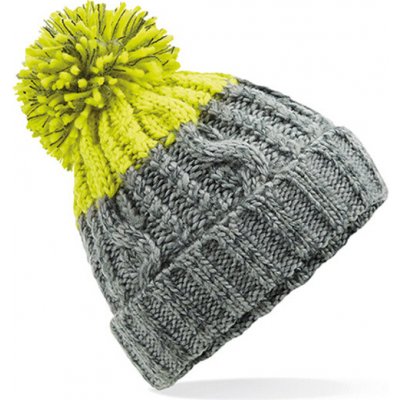 Beechfield pletená čepice B437 Light grey – Hledejceny.cz