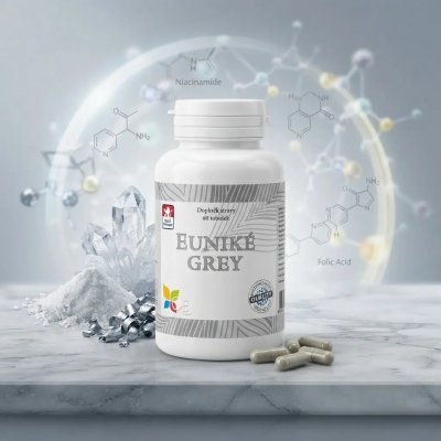 Euniké Grey hořčík vitamín B3 a B6 kyselina listová 60 tobolek – Hledejceny.cz
