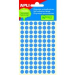 Samolepicí etikety O 8 mm - modré – Zboží Mobilmania