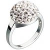 Prsteny Evolution Group Stříbrný prsten s krystaly bílá boule 735013.11 crystal