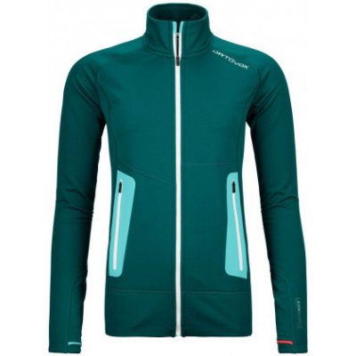 Ortovox dámská mikina FLEECE LIGHT JACKET zelená – Zboží Mobilmania