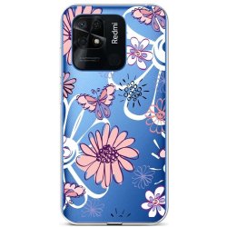 Pouzdro TopQ Xiaomi Redmi 10C Flowers