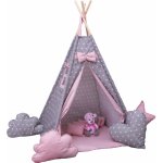 BabyTýpka Teepee Stars pink – Zboží Mobilmania