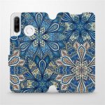 Mobiwear - Huawei P30 Lite - V108P Modré mandala květy – Zboží Živě