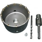 Příklepová vrtací korunka průměr 100mm se stopkou 110mm SDS+ – Hledejceny.cz