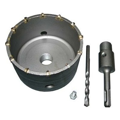Příklepová vrtací korunka průměr 100mm se stopkou 110mm SDS+ – Hledejceny.cz