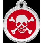 Red Dingo Lebka červená S 20 mm – Zboží Mobilmania