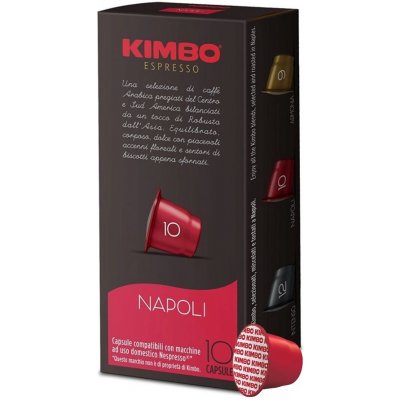 Kimbo Kávové kapsle Napoli pro Nespresso 10 ks – Zboží Dáma